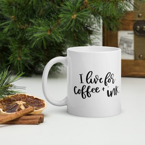 Coffee and Ink white glossy 11oz mug - Image 6