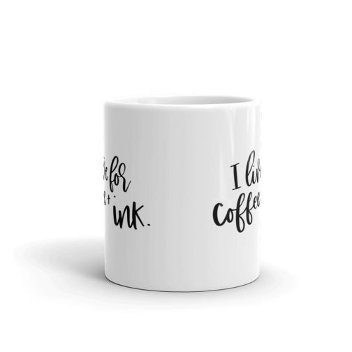 Coffee and Ink white glossy 11oz mug - Image 7