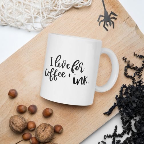 Coffee and Ink white glossy 11oz mug - Image 8