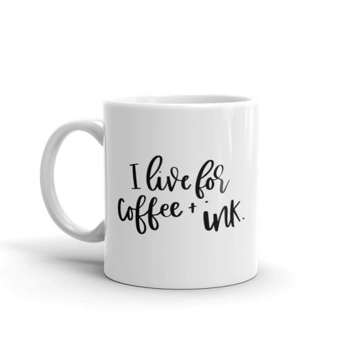 Coffee and Ink white glossy 11oz mug - Image 2