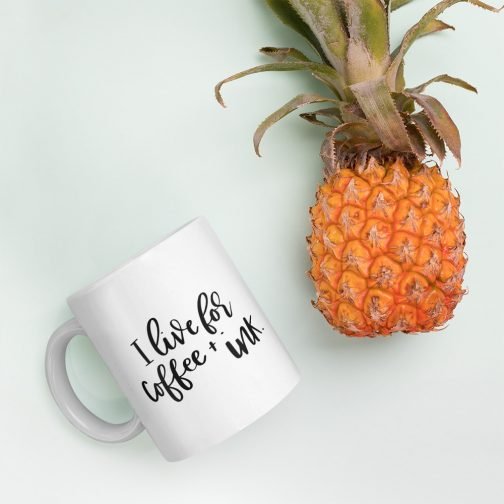 Coffee and Ink white glossy 11oz mug - Image 10